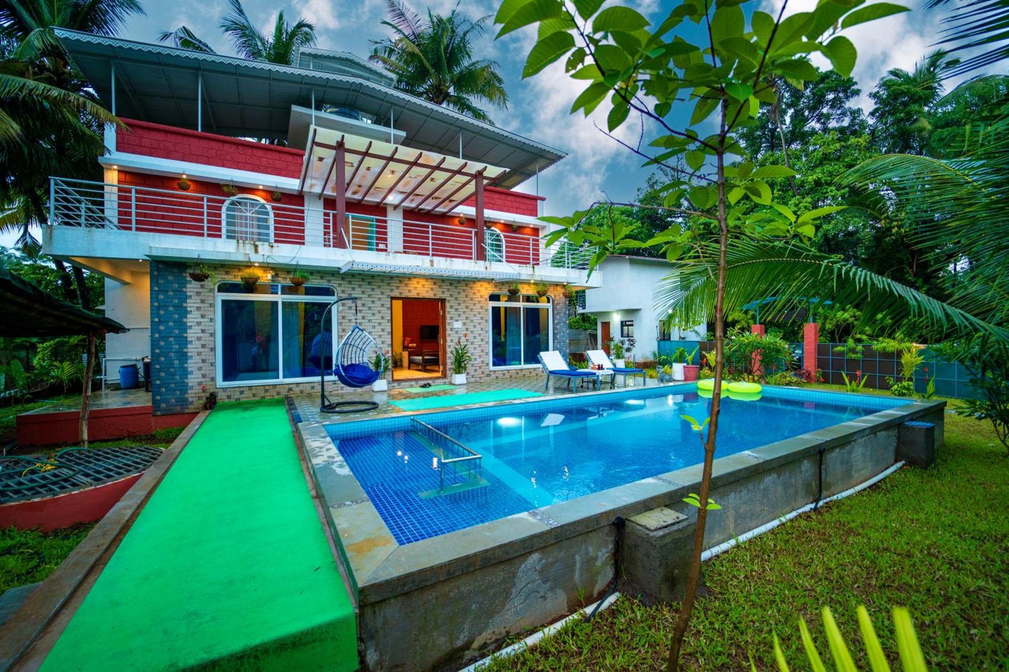 Spicy Mango Villa Elegano - Luxurious Villa Near Nagaon Beach, Alibag Kültér fotó